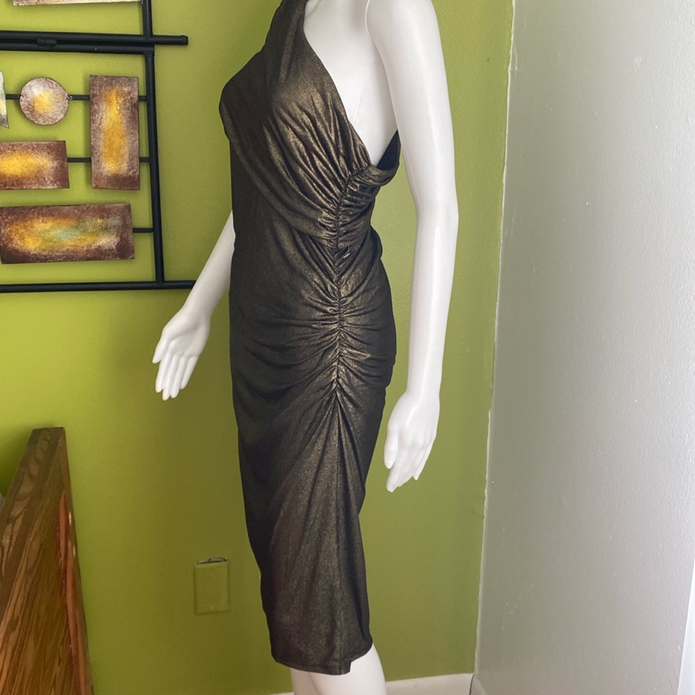 Emma & Michelle Bronze Cocktail Dress. Size M